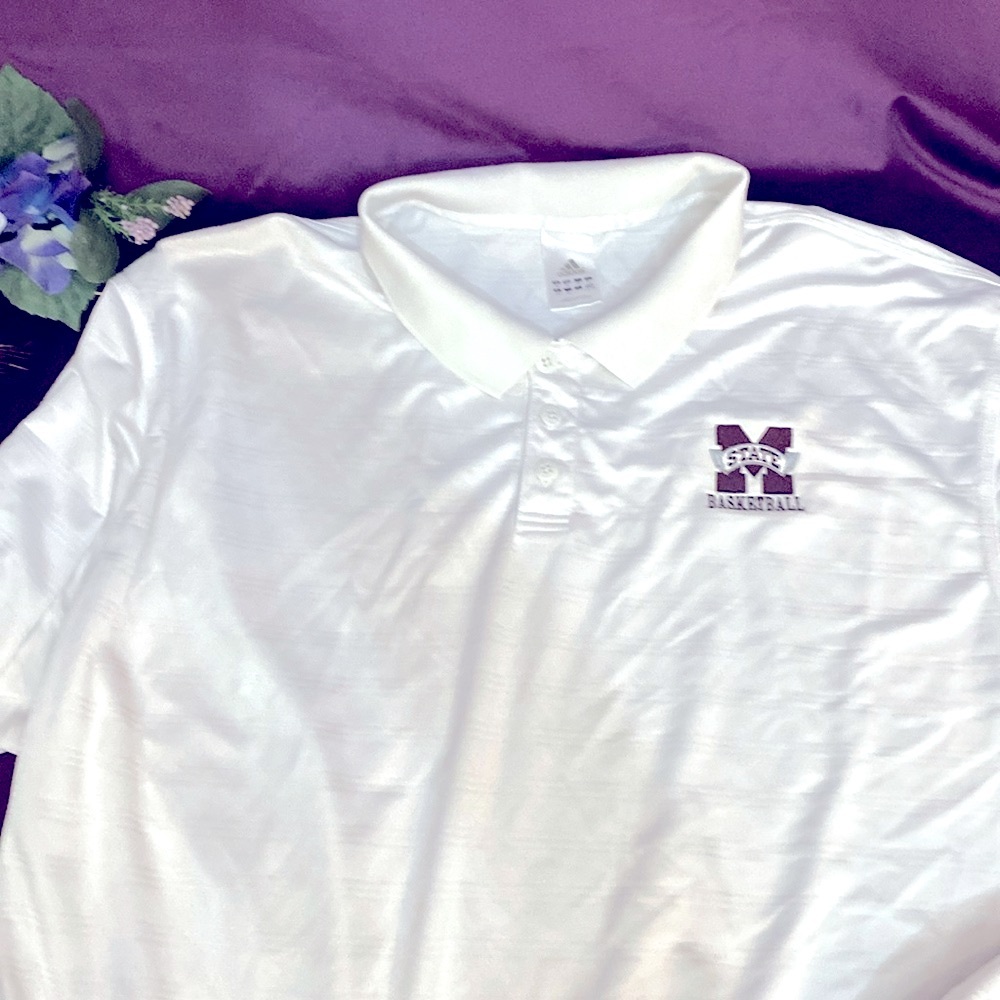 Addidas shirt with MS State logo on left pocket. Size 2xl never worn